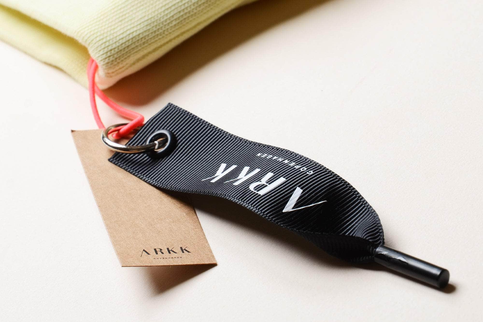 ARKK Apparel ARKK Box Logo Hoodie | Faded Yellow Hoodie